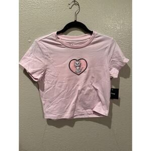 NWT Disney SET Marie Cat Aristocats Casual Pj Lounge Set Pink White L